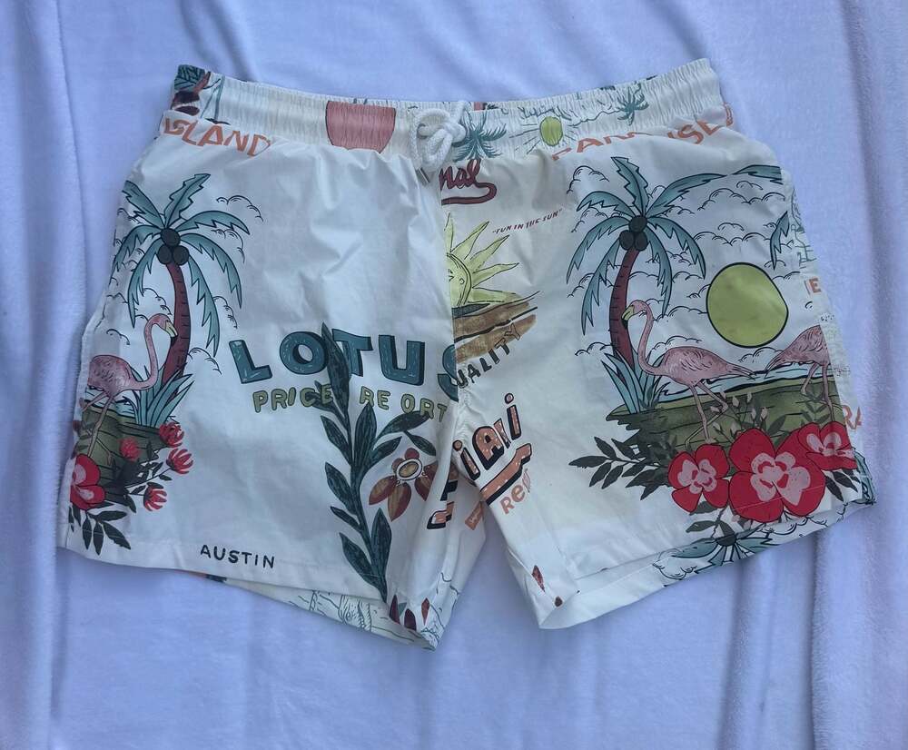 NovaMen Miami Tropical Swim Trunk Size XXL